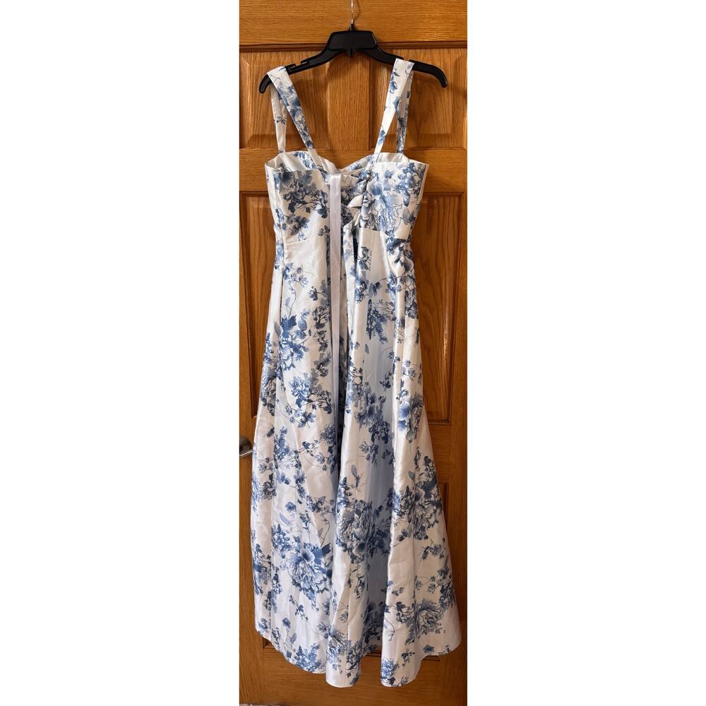 Alfred Sung Cottage Rose Larkspur Gown - Size 10 (new) - Picture 9 of 10